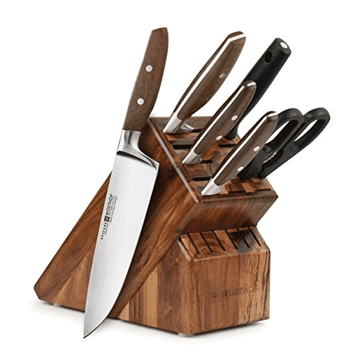 The Epicure 7-piece knife set. Durable and beautiful.